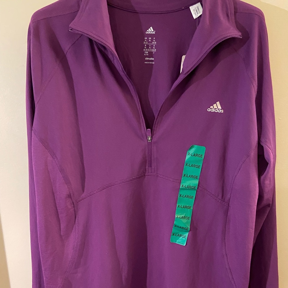 Adidas Climalite Purple Top